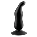 Чёрная силиконовая анальная втулка с тонким кончиком Bior toys SEM-55042 (9,5 см)