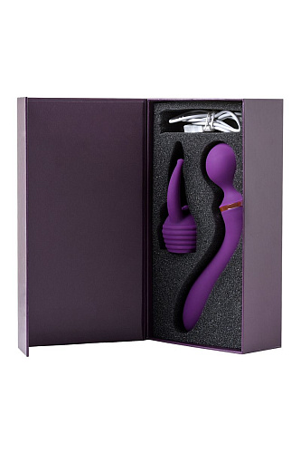 Фиолетовый вибромассажёр Eromantica Uma 230304 (20 см)