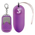 Фиолетовое виброяичко с пультом ДУ Shots Media BV Rechargeable Vibrating egg SHT068PUR