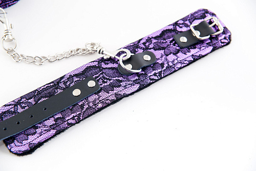 Пурпурные кружевные поножи ToyFa 712003