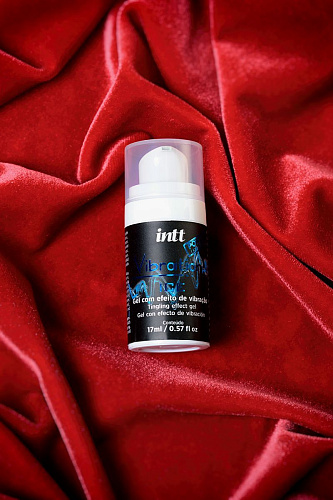 Жидкий массажный гель с охлаждающим эффектом и эффектом вибрации INTT VIBRATION Extra-strong Ice  FU33