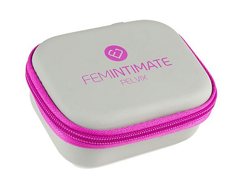 Розовый набор для интимных тренировок (контейнер и 3 шарика) Adrien Lastic Pelvix Concept 40461