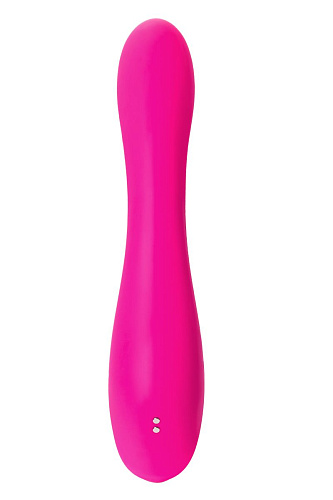 Ярко-розовый вибратор со стимулирующим шариком JOS BEADSY 783031 (21 см)