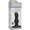 Чёрная анальная пробка Doc Johnson TitanMen The Rumpy 3200-11-BX (16,5 см)