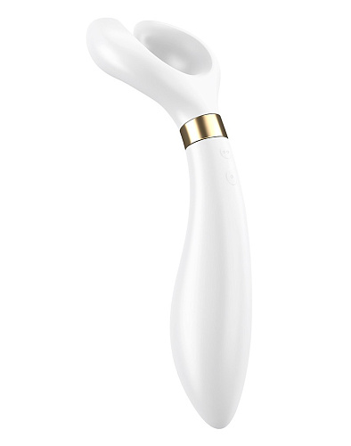 Белый вибромассажёр для пар Satisfyer Partner Multifun 3 J2018-40-WHITE