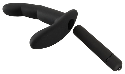 Чёрный вибромассажёр простаты Orion Naughty Finger Prostate Vibe 05984530000 (13,8 см)