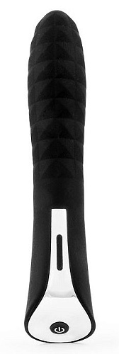 Чёрный вибромассажёр с 7 режимами пульсации Xuanai 8223NA-1 (20 см)