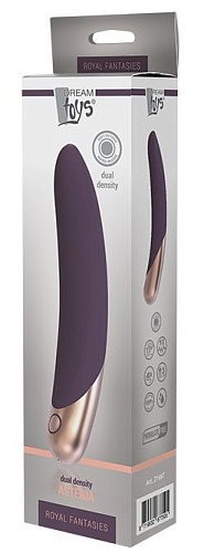 Фиолетовый вибромассажёр Dream Toys ASTERIA 21667 (21 см)