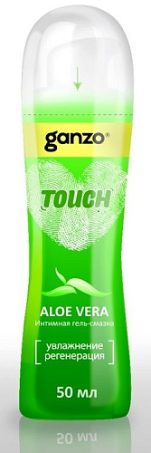 Заживляющая смазка на водной основе Ganzo Aloe Vera (50 мл)