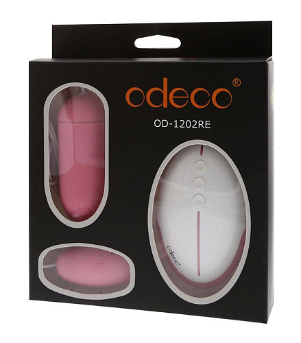 Два нежно-розовых виброяичка с пультом Odeco EXCELSIOR EGG ROSE OD-1202RE ROSE