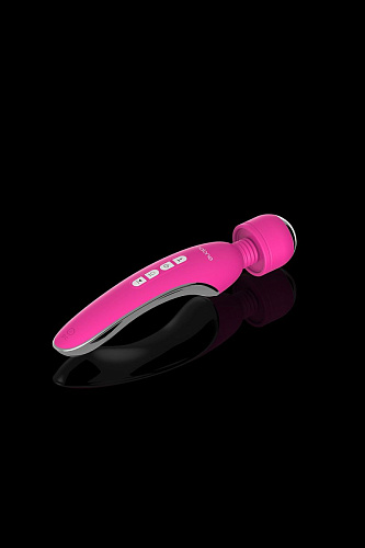 Вибратор ярко-розового цвета с электростимуляцией Nalone Electro VS-VR26 (21,5 см)