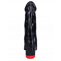 Чёрный вибратор-реалистик Сумерки богов №27 352-27 BX DD (19,5 см)