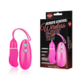 Розовый стимулятор для G-точки с пультом управления Hustler HT-V1