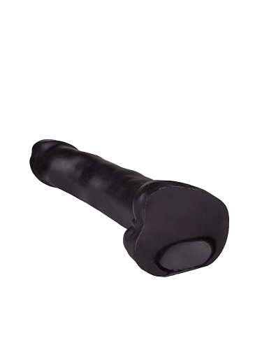 Чёрный фаллоимитатор-гигант LOVETOY (А-Полимер) TYRANT 927800 (36 см)