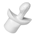 Бела янасадка на массажёр для точки G Vandersex 150-G (для Hitachi Magic Wand)
