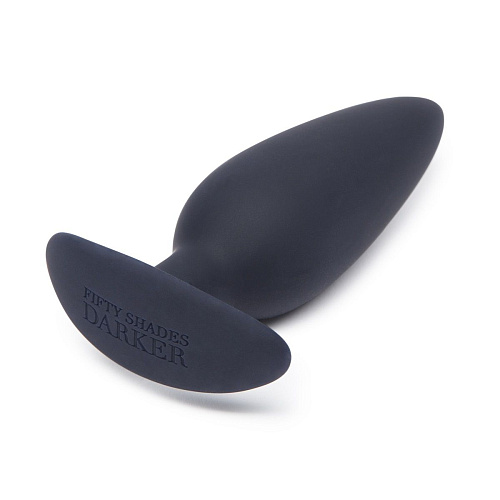 Тёмно-синий анальный плаг Fifty Shades of Grey DARKER PRIMAL ATTRACTION JIGGLE BUTT PLUG FS-63948 (12,2 см)