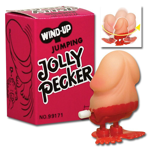 Сувенир телесного цвета на красных ножках Orion «Прыгающий пенис на ножках» 0776394