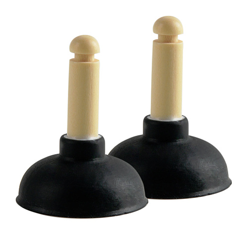 Чёрные стимуляторы для груди Pipedream Mini Nipple Plungers PD3622-00