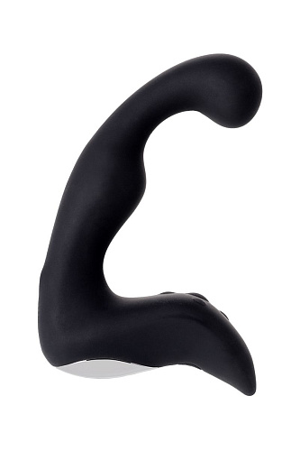 Чёрный изогнутый вибростимулятор простаты Erotist 541310