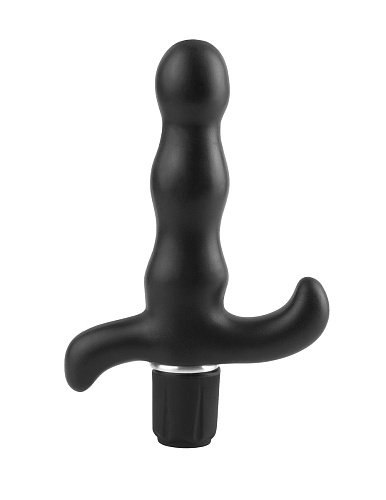 Вибромассажёр простаты чёрного цвета Pipedream 9-Function Prostate Vibe PD4635-23 (20 см)