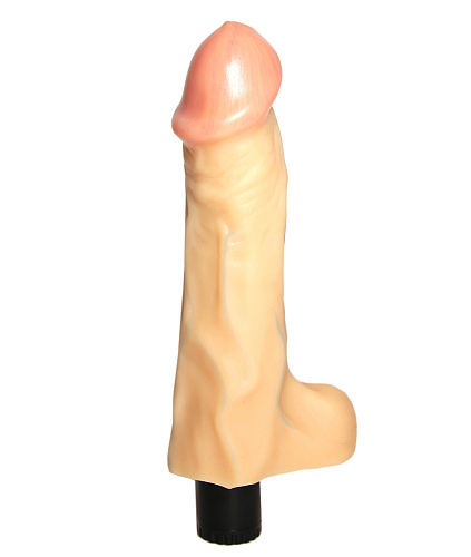 Вибромассажёр-реалистик в коробке телесного цвета Сумерки богов №26 202-26 BX SB (21 см)