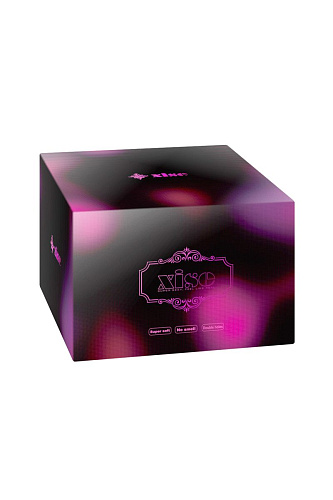 Телесного цвета женский полуторс в позиции «догги-стайл» с двумя любовными тоннелями Xise XS-MA50021