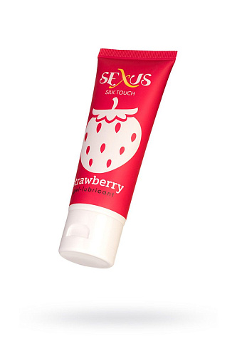 Увлажняющая гель-смазка с ароматом клубники Sexus Silk Touch Strawberry 817002 (50 мл)