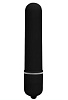 Чёрная вытянутая вибропуля Baile BI-014192-0803 (10,2 см)