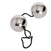 Серебристые вагинальные шарики ToyFa BI-BALLS 885006