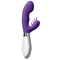 Фиолетовый вибратор-кролик Shots Media BV Ares LUNA016PUR (21 см)