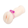Вибрирующий мастурбатор со входом в виде вагины телесного цвета Baile BM-009134H
