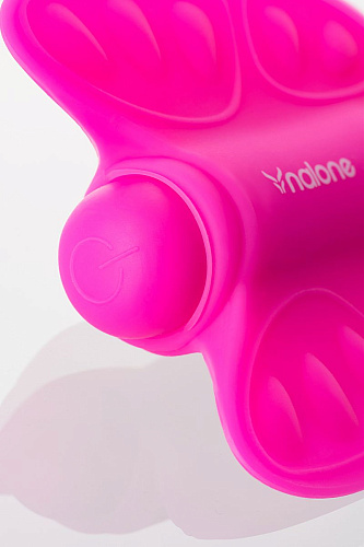 Розовый клиторальный стимулятор-бабочка Nalone Madam VS-VR46