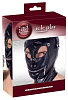 Чёрная маска на голову с отверстиями для глаз и рта Orion Imitation Leather Mask 24914191001