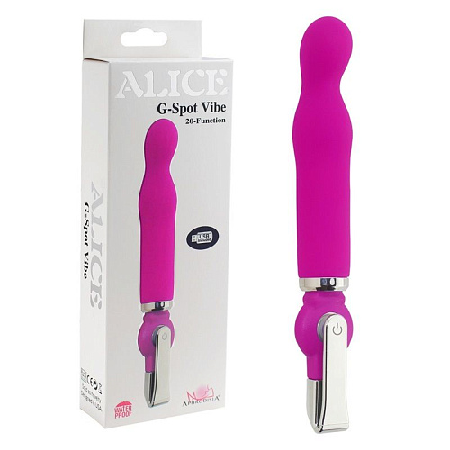 Розовый вибратор Howells ALICE 20-Function G-Spot Vibe 55200pink (18 см)