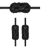 Чёрный игровой набор Shots Media BV Introductory Bondage Kit №7 OU370BLK