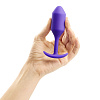 Фиолетовая пробка для ношения b-Vibe Snug Plug 2 BV-008-PUR (11,4 см)