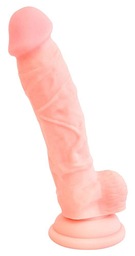 Реалистичный фаллоимитатор телесного цвета из силикона Orion Medical Silicone Dildo 05266570000 (18 см)