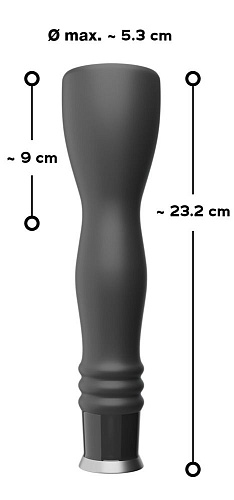 Чёрный мастурбатор-чаша Orion Glans Masturbator 05970150000