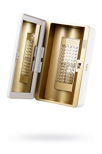 Бело-золотистый контейнер для обработки Rosa Rugosa Security Knight Q3