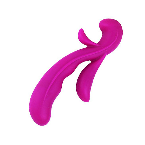 Перезаряжаемый лиловый вибратор с дополнительными отростками Baile Stamen BI-014175 (21 см)