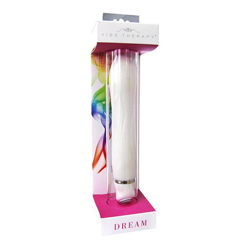 Белый вибратор из силикона Vibe Therapy VIBE THERAPY DREAM V04W1S029-W1 (16 см)