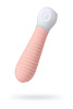 Нежно-розовый мини-вибратор с ребрами S-HANDE MINI 2 SHD-050-2P (11,8 см)