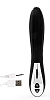 Чёрный вибромассажёр с 12 режимами вибрации Xuanai 8220NA-1 (23 см)