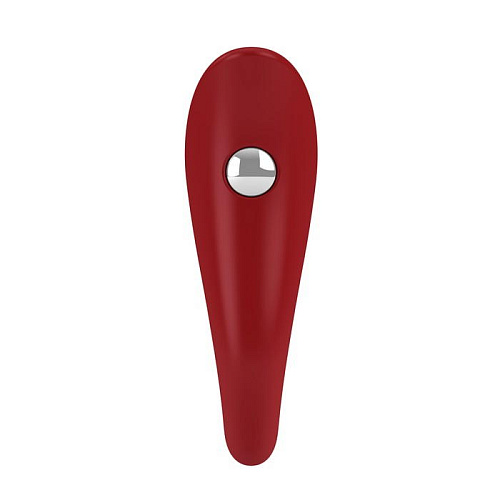 Красное эрекционное виброкольцо OVO B2 RED