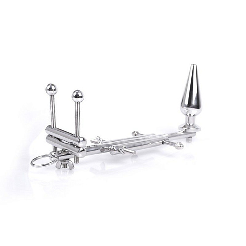 Стальное устройство для растягивания мошонки и препятствования возникновению эрекции O-Products 112-TMS-2518