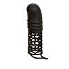 Чёрная удлиняющая насадка на пенис California Exotic Novelties Silicone 2 Extension SE-5625-20-2 (14,5 см)