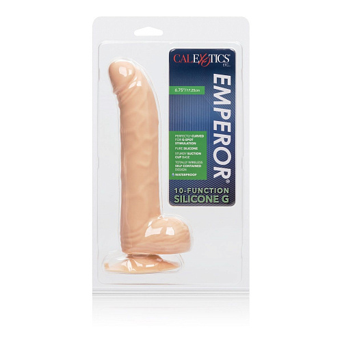 Вибратор-реалистик телесного цвета California Exotic Novelties 10-Function Silicone G Emperor SE-0131-85-2 (22 см)