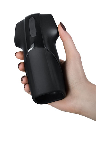 Мастурбатор чёрного цвета с вибрацией Satisfyer Men Vibration  EE73-626-0617