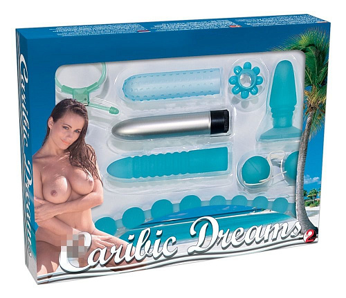 Голубой эротический набор Orion Caribic Dreams 0564117