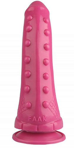 Розовый анальный фаллоимитатор Сумерки богов 1016-86 BX DD (24 см)